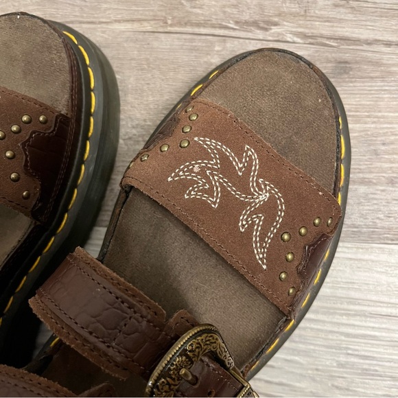 Dr. Martens Brown Platform Sandals - Picture 5 of 7